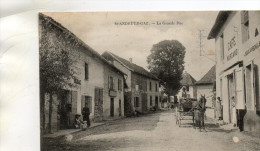 - CPA - 38 -  SAINT-ANDRE-LE-GAZ - La Grande Rue - Café MARGAND  - 054 - Saint-André-le-Gaz