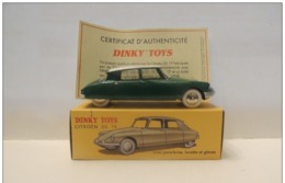 Dinky-toys : ATLAS  Citroën DS19 Avec Son Certificat D'hauthenticité - Dinky