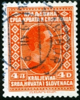 STATO DI SLOVENIA, CROAZIA, SERBIA, COMMEMORATIVO, RE ALESSANDRO, 1926, FRANCOBOLLO USATO - Gebruikt