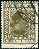 STATO DI SLOVENIA, CROAZIA, SERBIA, COMMEMORATIVO, RE ALESSANDRO, 1926, FRANCOBOLLO USATO - Used Stamps