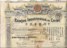 BANQUE INDUSTRIELLE DE CHINE - Asie