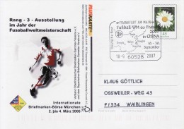 GERMANY 2007 WOMEN WORLD CUP CHINA 2007 CARD WITH POSTMARK - Andere & Zonder Classificatie