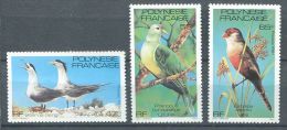 135 POLYNESIE 1981 - Oiseau Bird Vogel (Yvert 168/70) Neuf ** (MNH) Sans Trace De Charniere - Ungebraucht