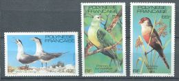 135 POLYNESIE 1981 - Oiseau Bird Vogel (Yvert 168/70) Neuf ** (MNH) Sans Trace De Charniere - Unused Stamps