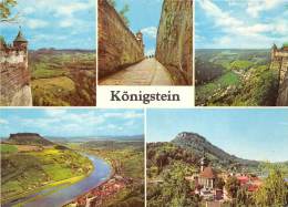 B83286 Blick Vo Konigstein Kr  Pirna Staatlich Anerkannter Erholungsort  Germany - Koenigstein