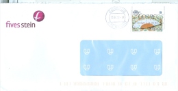 Spanien Bilbao TGST 2012 Briefmarke B Fächer Fives Stein - Storia Postale