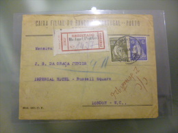1926 -EMISSAO LONDRES - PORTE RARO (3ESC 36CTVS) - Covers & Documents