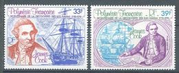 135 POLYNESIE 1978 - James Cook (Yvert A 130/31) Neuf ** (MNH) Sans Trace De Charniere - Ungebraucht