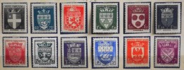 FRANCE 1942 - Armoiries De Villes Du N° 553 Au N° 564 - 12 Timbres Neufs* - 1941-66 Coat Of Arms And Heraldry