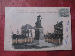 FX1   AIRE SUR LA LYS MONUMENT PLACE JEHAN D AIRE 1903 MILITAIRE MORTS POUR LA PATRIE - Aire Sur La Lys