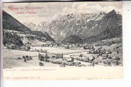 A 4573 HINTERSTODER, Gruss Aus. Stodertal V. Popenberg, 1903 - Hinterstoder