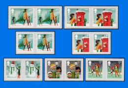 GB 2014-0051, Christmas, Pair Set (7V) MNH - Unused Stamps