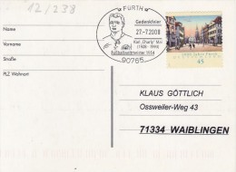 GERMANY 2008 WORLD  CUP  SWITZERLAND 1954  POSTMARK - 1954 – Switzerland