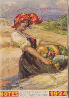 CALENDARIO 1924 /  " LIBRETTO APPUNTI PER L'AGRICOLTORE " _ ILLUSTRATORE - Tamaño Pequeño : 1921-40
