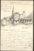 VIEGE OLD POSTCARD 1901 - Viège