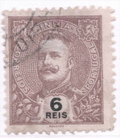 Portoguese India 1898-1903 King Carlos 6 Reis  - Used - Scott #204 - Portuguese India