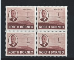 NORTH BORNEO SC 244 X 4  MNH 1. - Borneo Del Nord (...-1963)