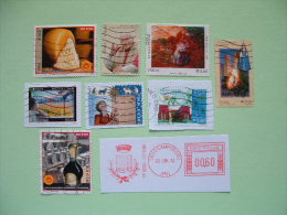 Italy 2012 Carnival Food Cheese Pope Painting Wine Calendar Astronomy - 2011-20: Used
