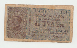 Italy 1 Lira 1914 AVF Banknote Pick 36a  36 A - Regno D'Italia – 1 Lire