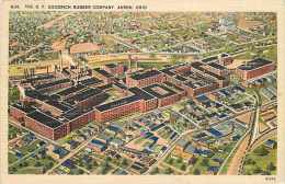 228221-Ohio, Akron, B.F. Goodrich Rubber Company, Factory Plants, Linen Postcard, Tichnor Bros No 61376 - Akron