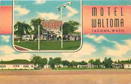 228229-Washington, Tacoma, Motel Waltoma, US Highway 99, Linen Postcard, MWM No 9759F - Tacoma