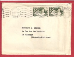 Y&T N°393X2  MONTE CARLO  Vers FRANCE     Le    1953 - Briefe U. Dokumente