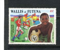 WALLIS ET FUTUNA - Y&T N° 343** - Coupe Du Monde De Football "Mexico 86" - Unused Stamps