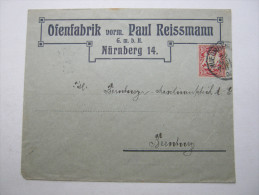 1908, NÜRNBERG     , Firmenbrief   , 2 Scans - Briefe U. Dokumente