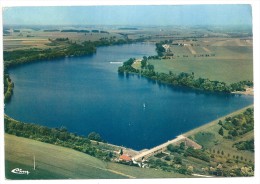 Cpsm: 08 LE CHESNE Vue Aérienne, Etang De BAIRON  CIM  N° 44.84 - Le Chesne