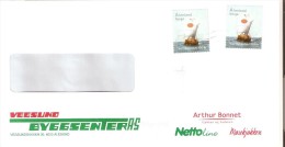 ENVELOPPE AVEC   DEUX TIMBRES IDENTIQUES  NORVEGE "THEME LES BATEAUX - OBLITERES - Covers & Documents