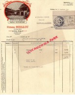 21 - VOLNAY-POMMARD-BEAUNE- BELLE FACTURE HENRI BOILLOT VITICULTEUR -MEURSAULT PULIGNY MONTRACHET-1954 - 1950 - ...