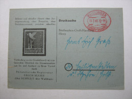 1948, WAIBLINGEN - Gebühr Bezahlt , Klarer Stempel Auf Karte - Autres & Non Classés