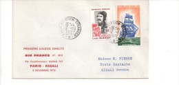 171 Paris Kigali 02 11 1972 - Primeros Vuelos