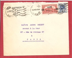 Y&T N°137+148  ORAN Vers FRANCE     Le    1939 - Lettres & Documents