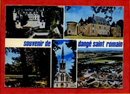 * SOUVENIR DE DANGE SAINT ROMAIN ( Multiples Vues ) - Carte Voyagée - Dange Saint Romain