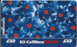 Telefonkarte.- Duitsland. D2-CallNow - 50 DM. - D2 - Privat - 2 Scans - GSM, Cartes Prepayées & Recharges
