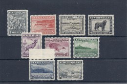 140016842  NEWFOUNDLAND  YVERT  Nº    168/73+179/84  MH/MNH  (B) D 12 1/2 - 1908-1947