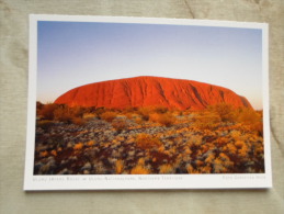 Australia  - AYERS ROCK  -Uluru  National Park - Northern Territory  -  German  Postcard    D121161 - Ohne Zuordnung