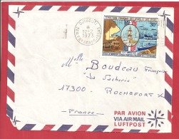 Y&T N°PA78  DJIBOUTI    Vers    FRANCE     Le    1973 - Covers & Documents