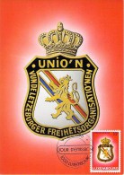 LUXEMBOURG  CARTE  MAXIMUM  NUM-YVERT  1079  ARMISTICE  RESISTANCE 40 ANS - Cartoline Maximum