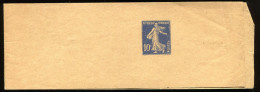 0126 - Entier. France BJ**  N° 279. 10c Outremer - Newspaper Bands