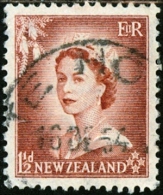 NUOVA ZELANDA, NEW ZEALAND, COMMEMORATIVO, QUEEN ELIZABETH II, 1953, USATO, Mi 334, Scott 290, YT 329 - Used Stamps