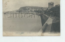 Port-en-Bessin-Huppain (14) : La Digue Et Vue Générale  De Port-en-Bessin En 1915 (animé)  PF. - Port-en-Bessin-Huppain