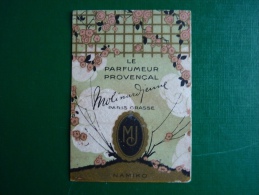 CARTE PARFUMÉE - MOLINARD JEUNE - NAMIKO - TARIFS AU DOS - - Vintage (until 1960)