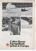 1967 - CALTEX Propellente (dragster Campione Del Mondo A Monza) - 1 P. Pubblicità Cm.13 X 18 - Autosport - F1