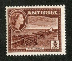 W1225  Antiqua 1953   Scott #107*   Offers Welcome! - 1858-1960 Colonia Britannica