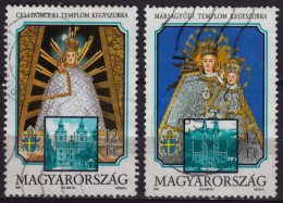 Hungary Ungarn - 1991 - Mary, Mother Of Jesus - Mi. 4144-4145 - Oblitérés