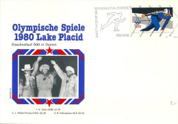 0420 Olympic, Lake Placid 1980, Medallists, Speed Skating - Invierno 1980: Lake Placid