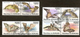 Burundi 2011 OCBn° 1262-69 (°) Used Cote 30 Euro Faune  Vleermuizen Chauves-souris - Usati