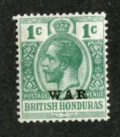 W1290  Br.Honduras 1917   Scott #MR2*   Offers Welcome! - Honduras Britannique (...-1970)